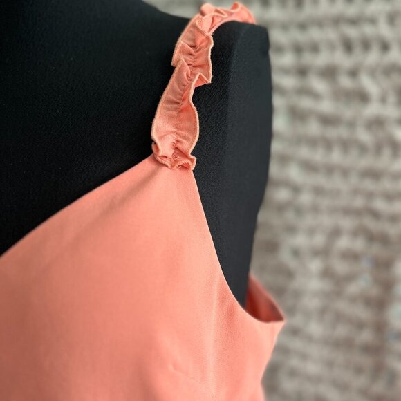 Aritzia Wilfred Melodie Romper Orange Size Medium - Picture 6 of 16